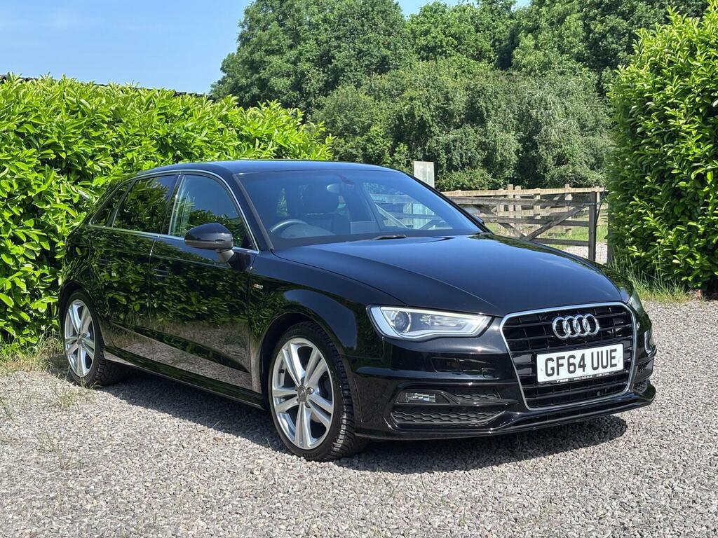 Audi A3 Hatchback 2.0 Tdi S Line Sportback Euro 6 Ss GF64UUE Black #5
