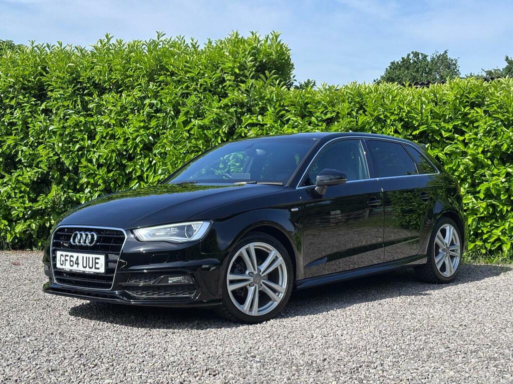 Audi A3 Hatchback 2.0 Tdi S Line Sportback Euro 6 Ss GF64UUE Black #2