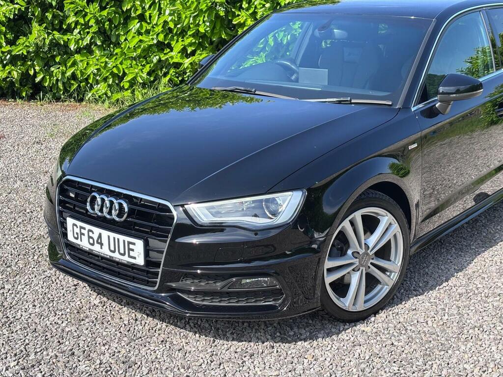 Audi A3 Hatchback 2.0 Tdi S Line Sportback Euro 6 Ss GF64UUE Black #3