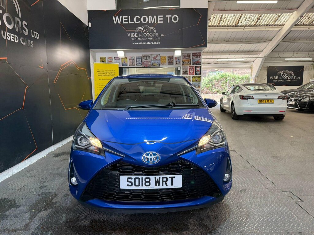 Toyota Yaris 1.5 Vvt-h Design E-cvt Euro 6 Ss SO18WRT Blue #3