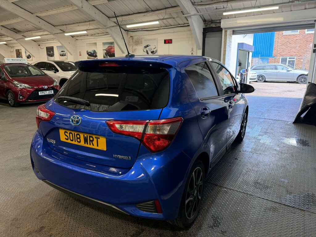Toyota Yaris 1.5 Vvt-h Design E-cvt Euro 6 Ss SO18WRT Blue #6