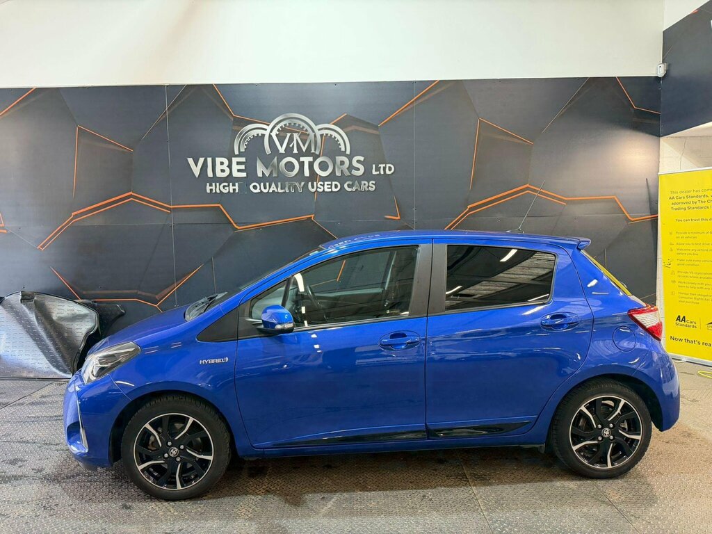 Toyota Yaris 1.5 Vvt-h Design E-cvt Euro 6 Ss SO18WRT Blue #5