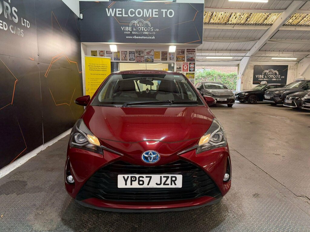 Toyota Yaris 1.5 Vvt-h Icon Tech E-cvt Euro 6 Ss YP67JZR Red #3