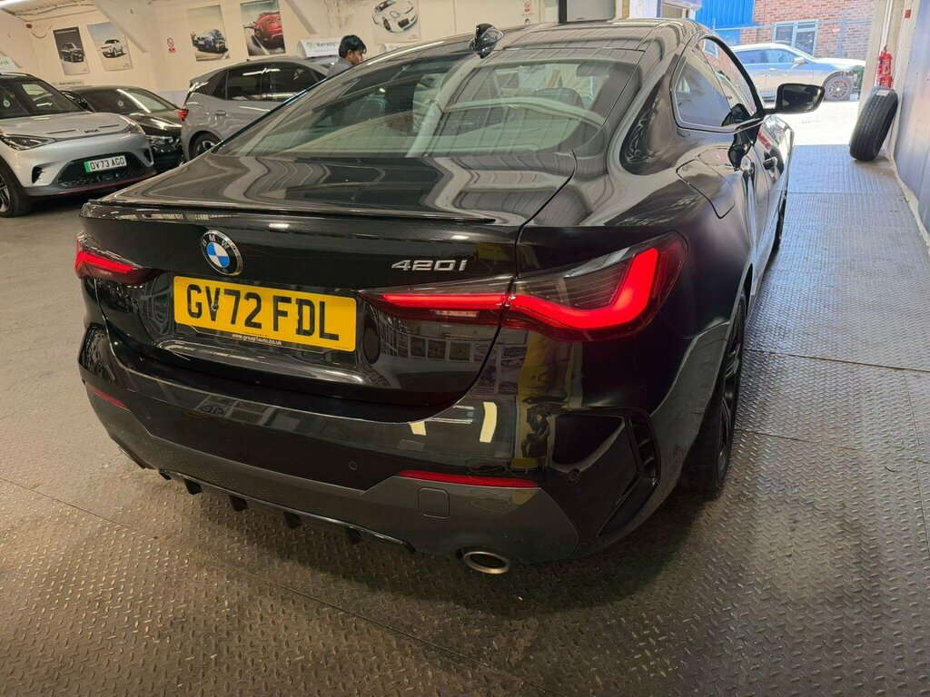 BMW 4 Series 2.0 420I M Sport Euro 6 Ss GV72FDL Black #4