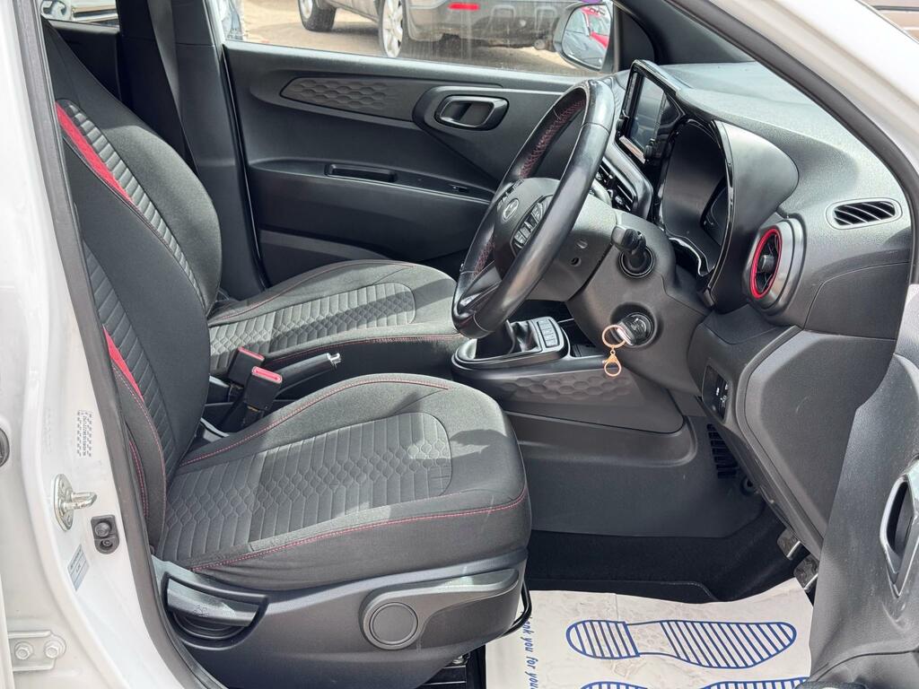 Hyundai I10 N Line Tgdi White #4