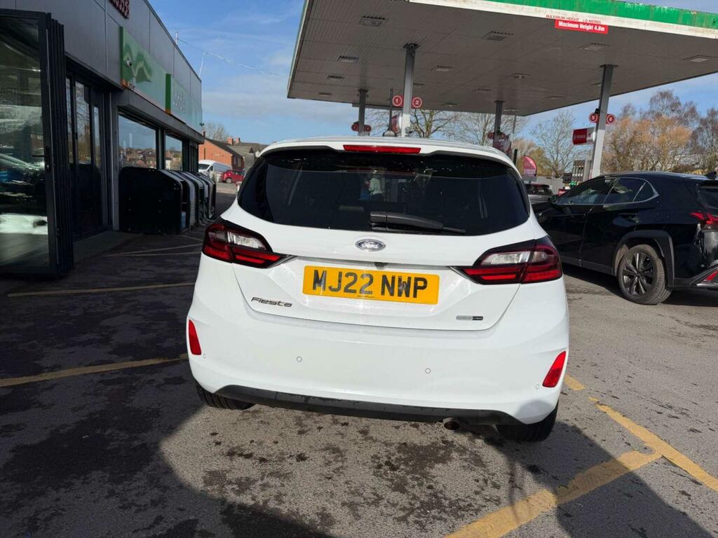 Ford Fiesta 1.0T Ecoboost Mhev Titanium Vignale Euro 6 Ss 5 MJ22NWP White #5