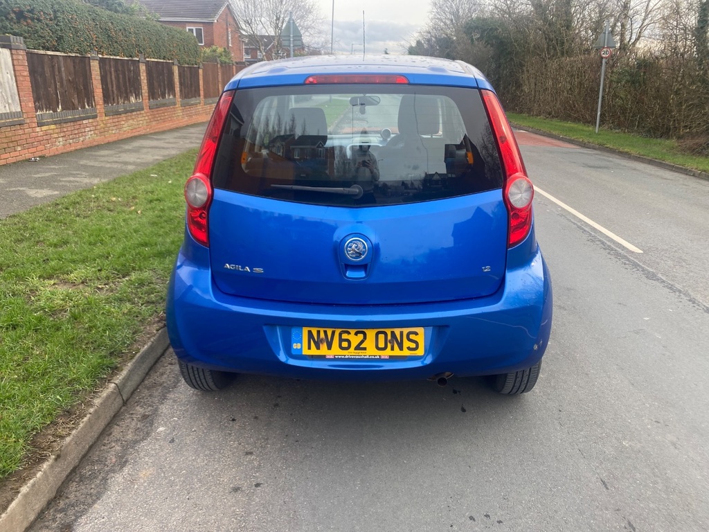 Vauxhall Agila 1.2 Vvt Ecoflex S Ac NV62ONS Blue #4