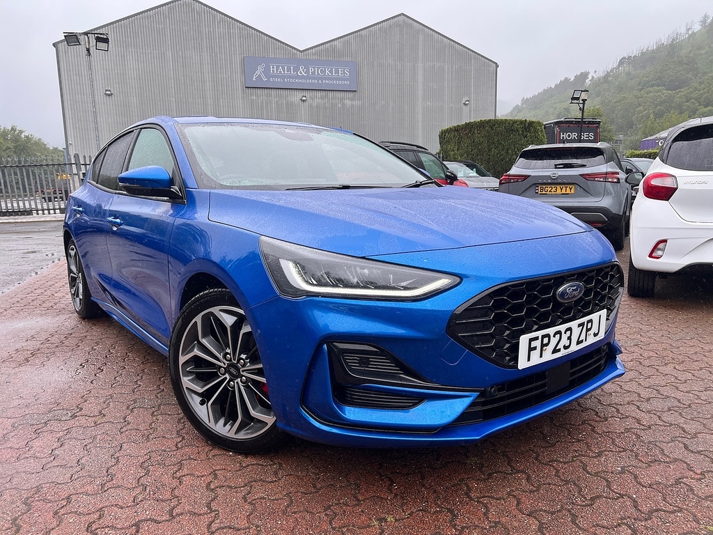 Ford Focus T Ecoboost St-line X Blue
