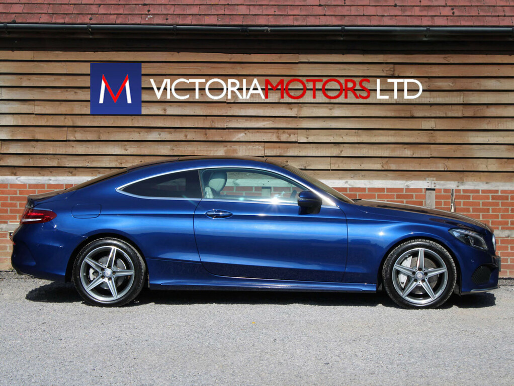 Mercedes-Benz C Class C250d Amg Line Premium Plus Coupe Blue #4