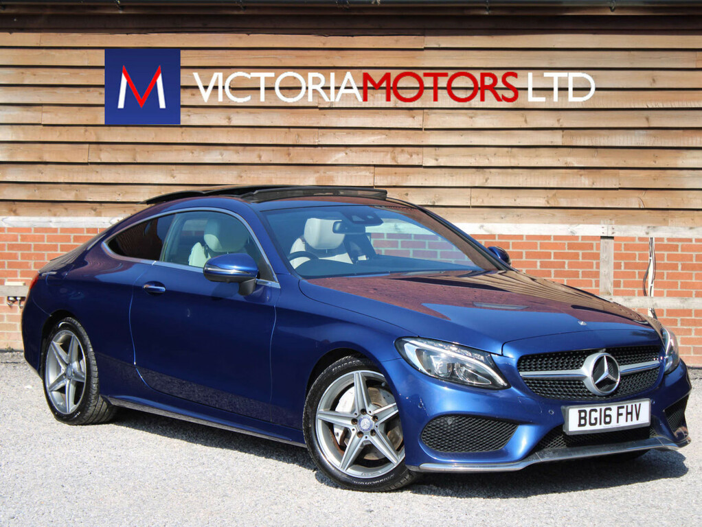 Mercedes-Benz C Class C250d Amg Line Premium Plus Coupe Blue