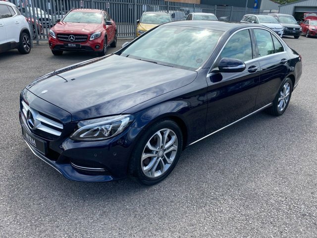 Mercedes-Benz C Class C220 Bluetec Sport Saloon CV64CGO Blue #5