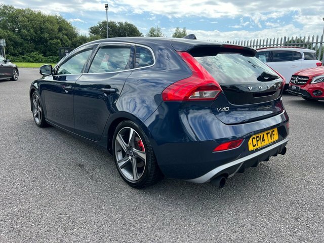 Volvo V40 D2 R-design Hatchback Blue #5