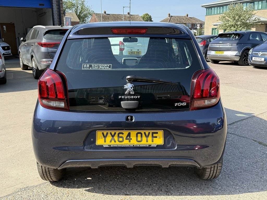 Peugeot 108 Active 1.0 U12183 Ulez YX64OYF Blue #3
