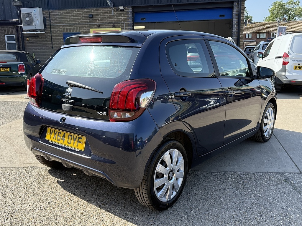 Peugeot 108 Active 1.0 U12183 Ulez YX64OYF Blue #2