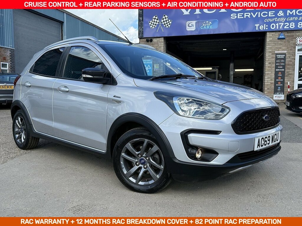 Ford KA Active 1.2 U12224 Ulez Silver