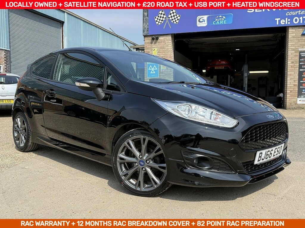 Ford Fiesta 1.0 Ecoboost Zetec S U12210 Black