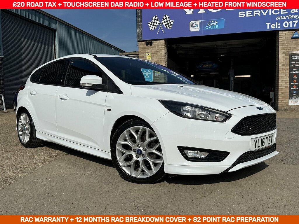 Ford Focus 1.0 Ecoboost St-line U12246 Ulez White