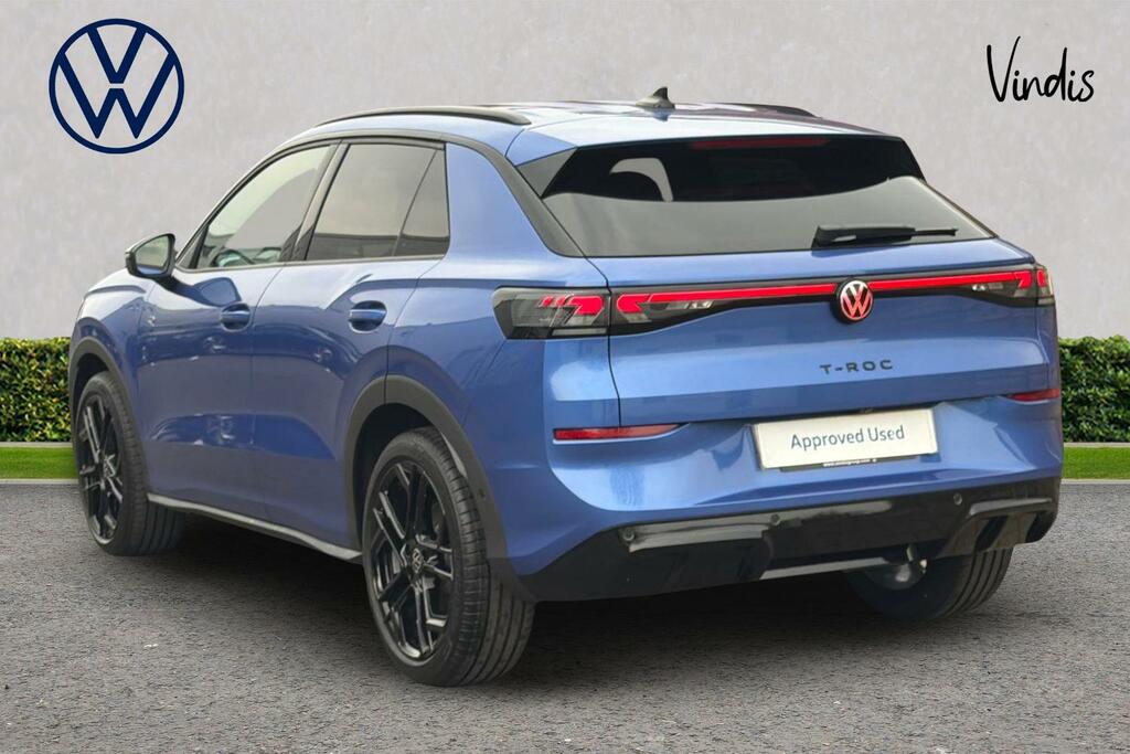 Volkswagen T-Roc Volkswagen T-roc Hatchback 1.5 Etsi 150 R-line KY26LHC Blue #3