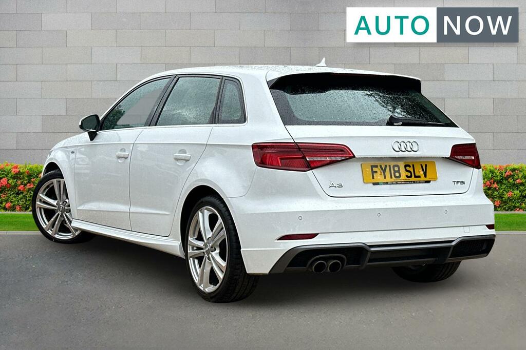 Audi A3 Audi A3 1.5 Tfsi Cod S Line Sportback M FY18SLV White #5