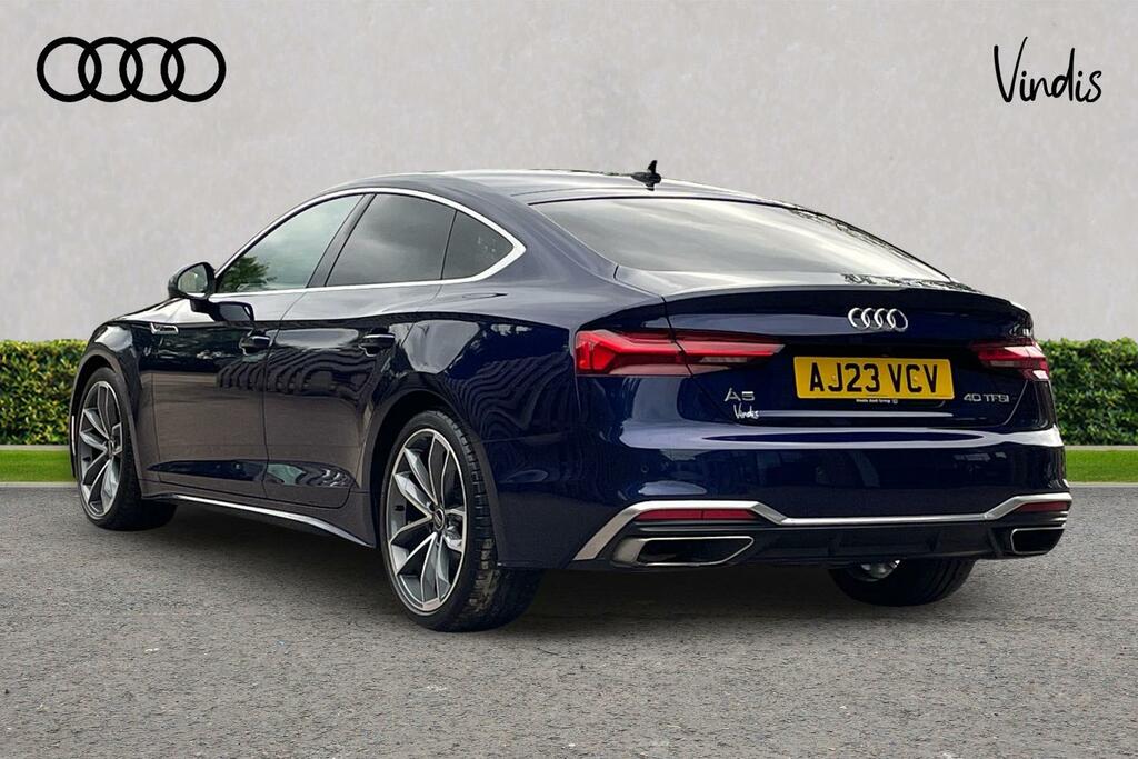 Audi A5 Audi A5 Sportback S Line 40 Tfsi 204 Ps S Tronic AJ23VCV Blue #3