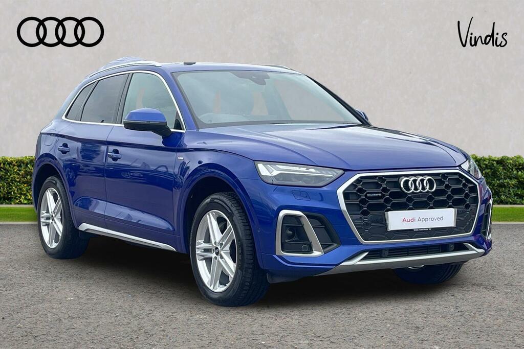Audi Q5 Audi Q5 S Line 45 Tfsi Quattro 265 Ps S Tronic Blue