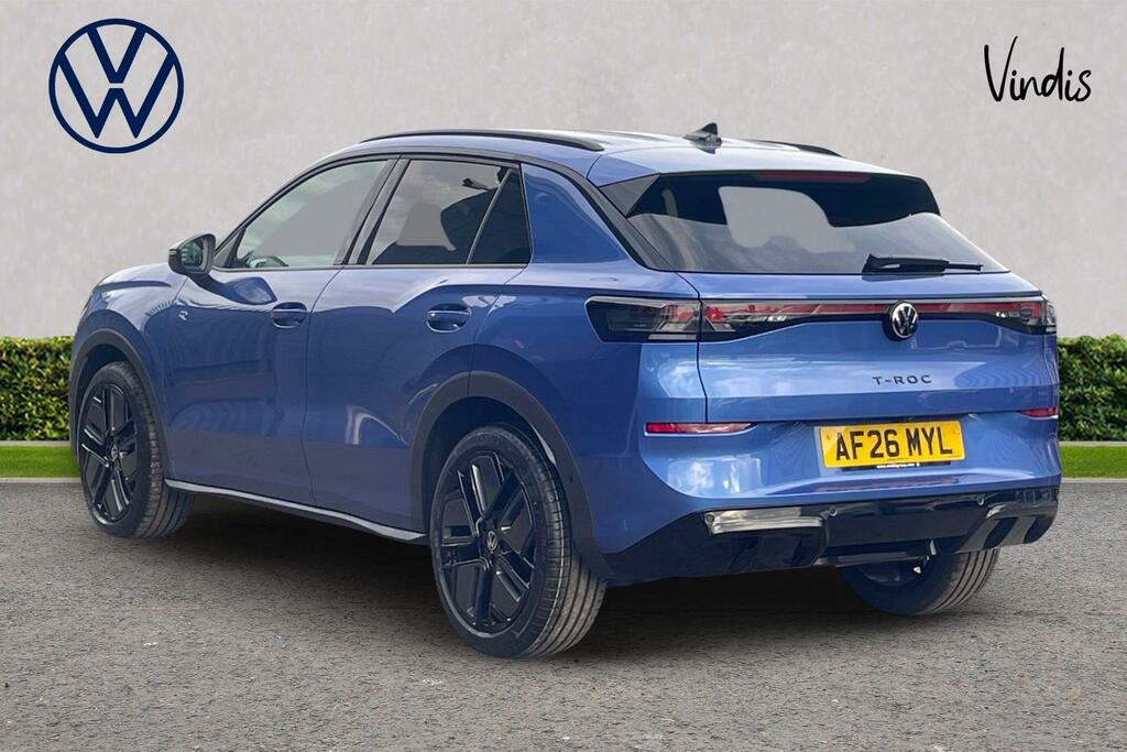 Volkswagen T-Roc Volkswagen T-roc Hatchback 1.5 Etsi 150 R-line AF26MYL Blue #3