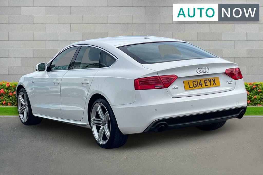 Audi A5 Audi A5 2.0 Tfsi S Line Sportback S Tro LG14EYX White #4