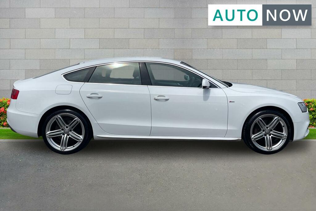 Audi A5 Audi A5 2.0 Tfsi S Line Sportback S Tro LG14EYX White #5