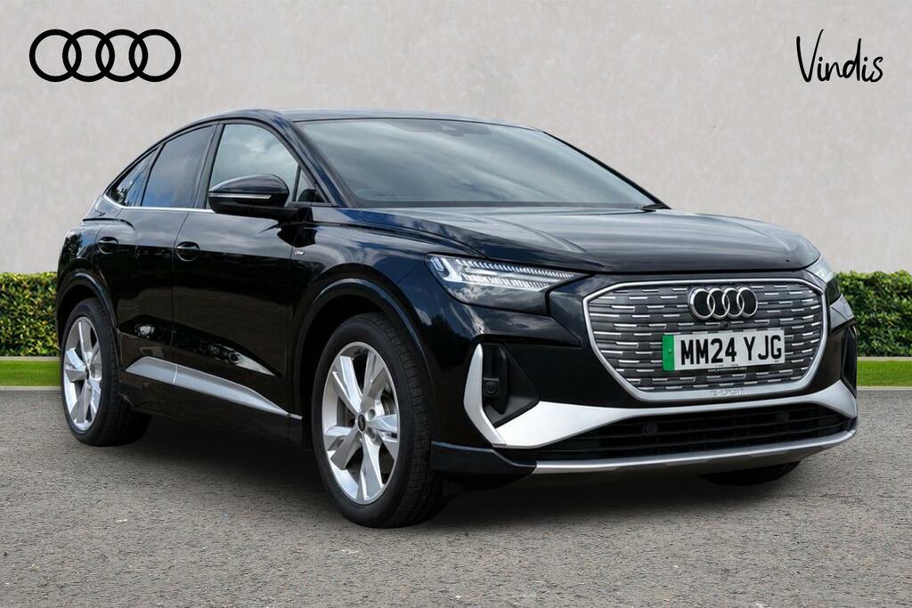 Audi Q4 E Tron Audi Q4 E-tron Sportback Sportback Q4 S S Line 5 Black