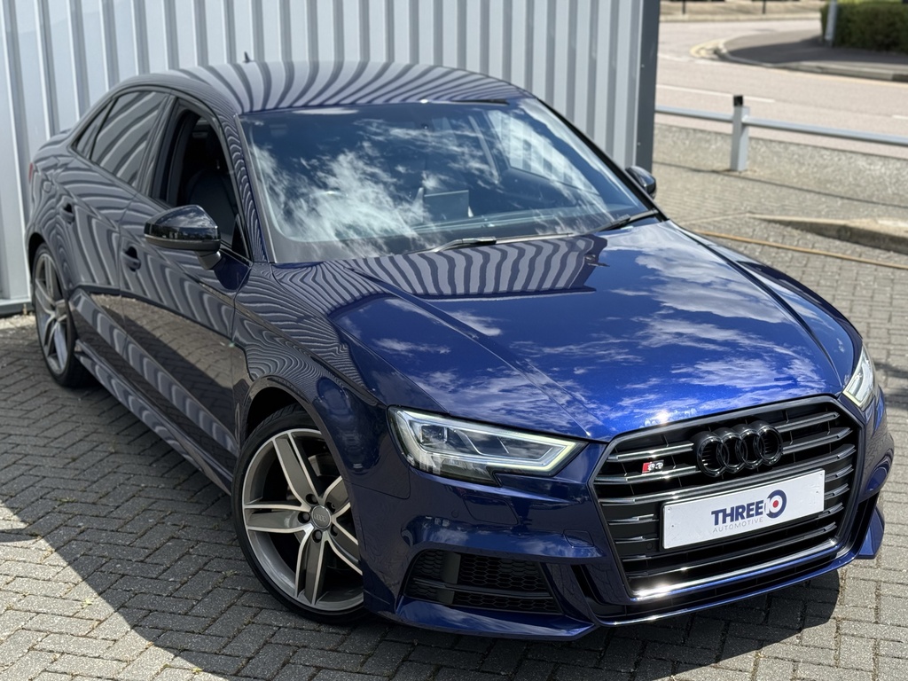 Audi A3 Audi S3 Saloon Black Edition 2.0 Tfsi Quattro 310 KW18EPU Blue #2