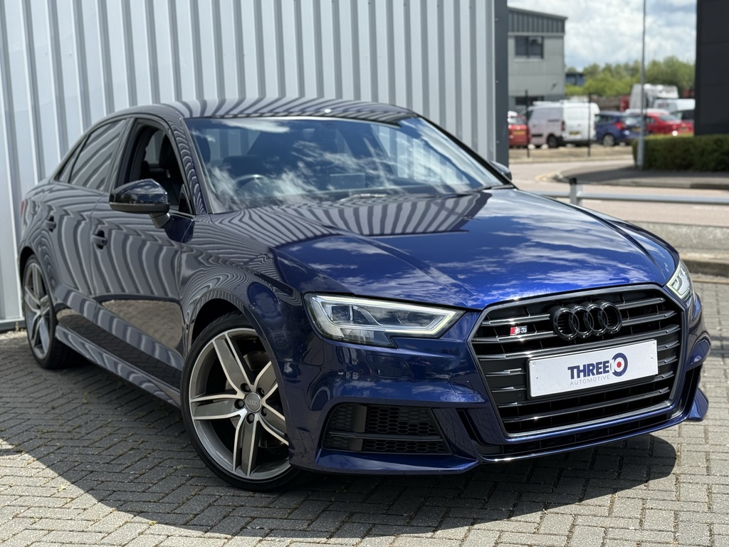 Audi A3 Audi S3 Saloon Black Edition 2.0 Tfsi Quattro 310 KW18EPU Blue