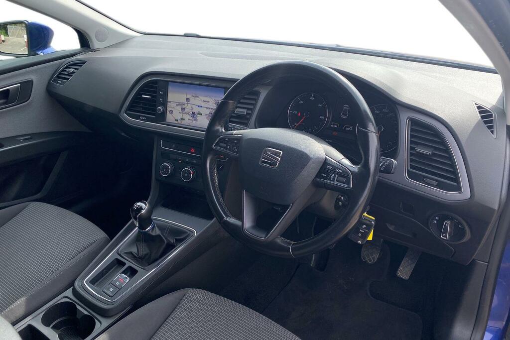 Seat Leon Seat Leon 1.6 Tdi Se Dynamic Technology Hatchback DF18MXT Blue #6