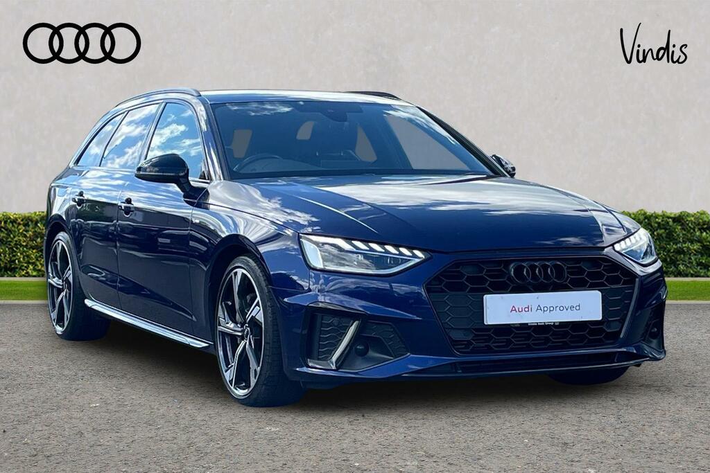 Audi A4 Avant Audi A4 Avant Black Edition 40 Tfsi 204 Ps S Troni Blue