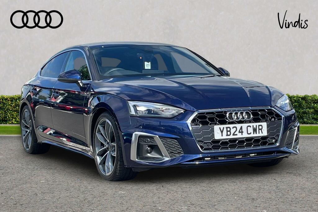 Audi A5 Audi A5 Sportback S Line 40 Tfsi 204 Ps S Tronic Blue