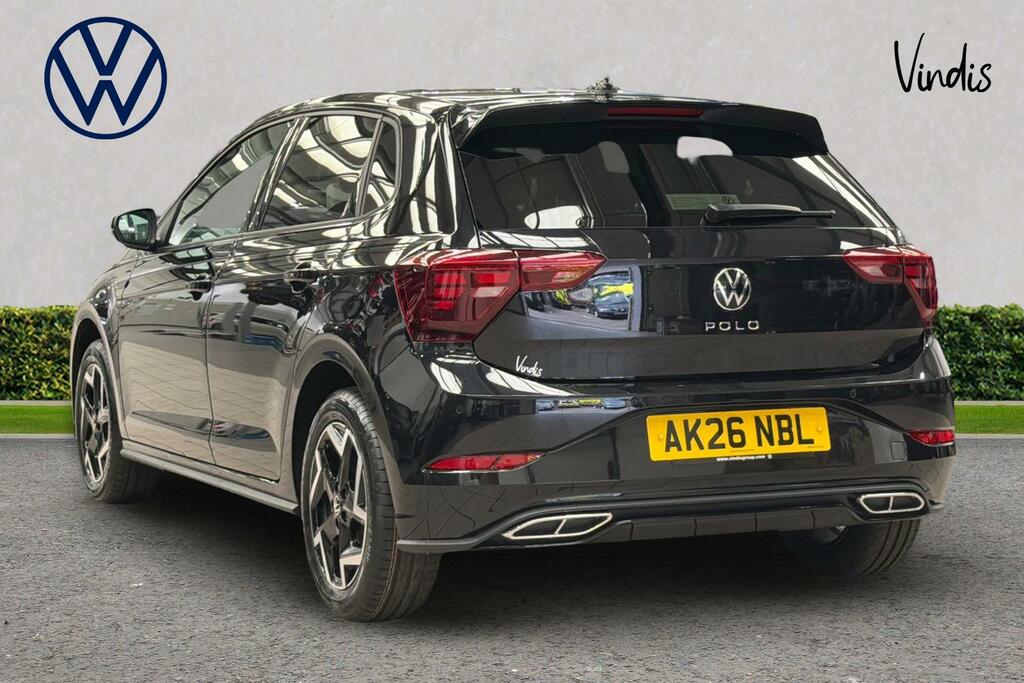 Volkswagen Polo Volkswagen Polo Hatchback 1.0 Tsi 115 R-line D Black #3