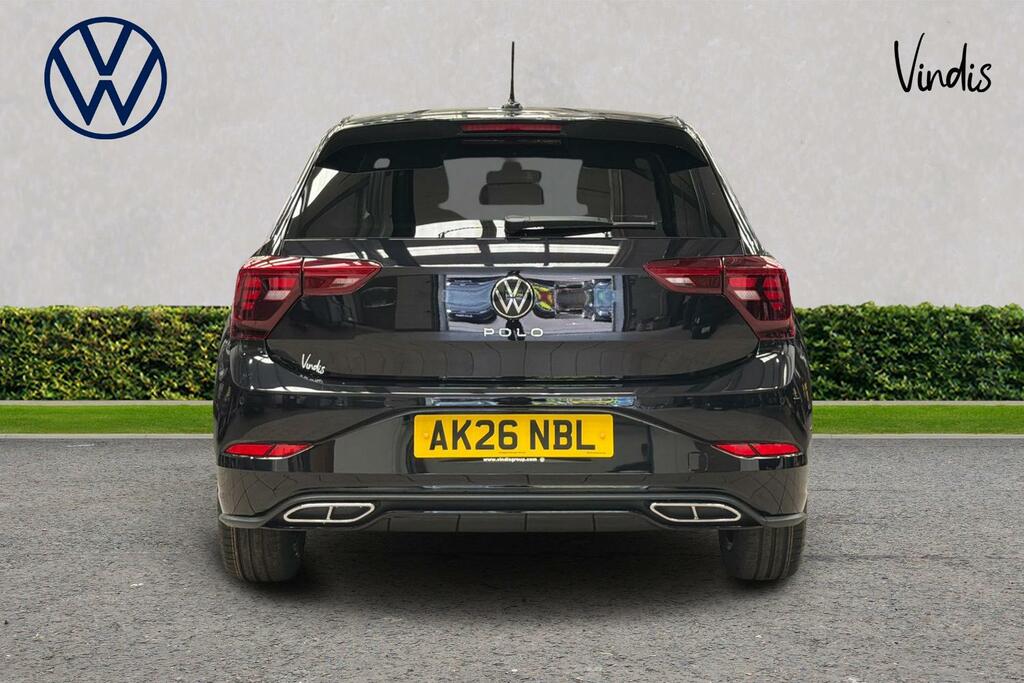 Volkswagen Polo Volkswagen Polo Hatchback 1.0 Tsi 115 R-line D Black #4
