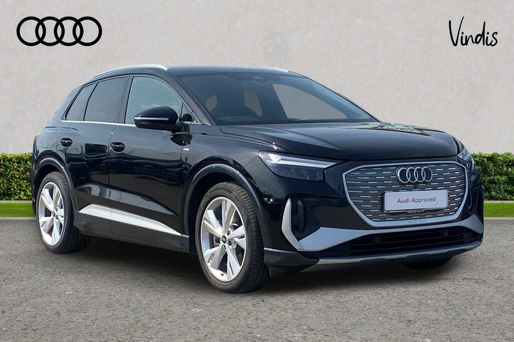 Audi Q4 E Tron Audi Q4 E-tron Q4 S Line 40 E-tron 150,00 Kw Black