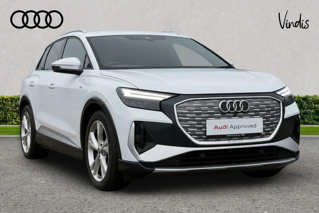 Audi Q4 E Tron Audi Q4 E-tron S Line 40 White