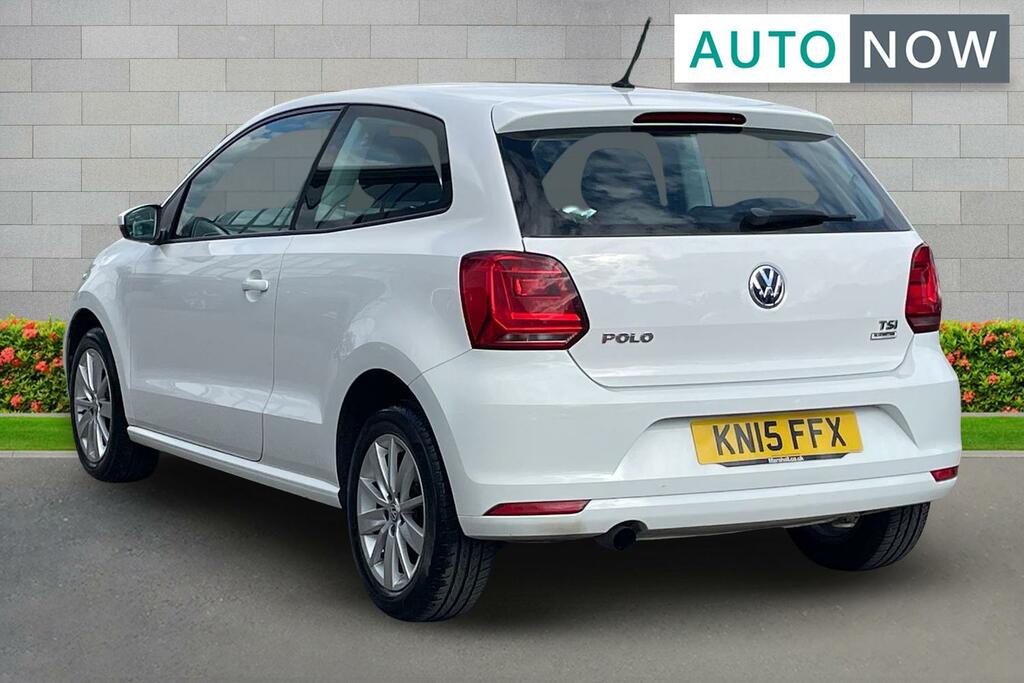 Volkswagen Polo Volkswagen Polo 1.2 Tsi Bluemotion Tech Se Hatchba White #4