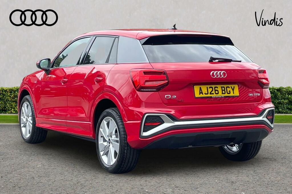 Audi Q2 Audi Q2 Estate 35 Tfsi S Line S Tronic AJ26BGY Red #3