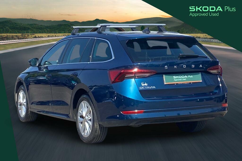 Skoda Octavia Skoda Octavia Estate Se L 2.0 Tdi 150 Ps Dsg Blue #3