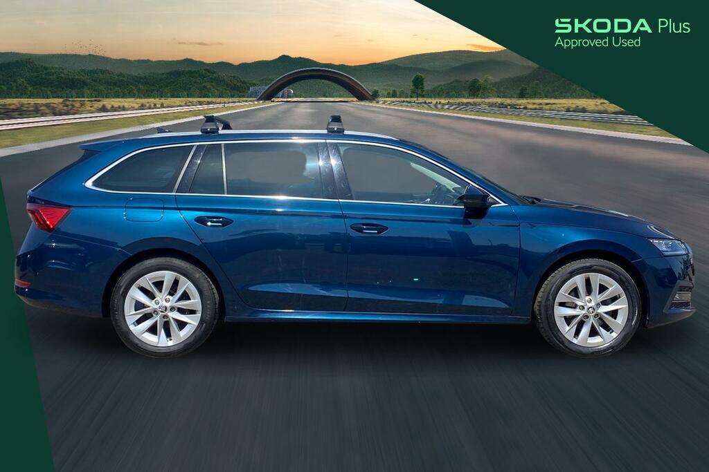 Skoda Octavia Skoda Octavia Estate Se L 2.0 Tdi 150 Ps Dsg Blue #4