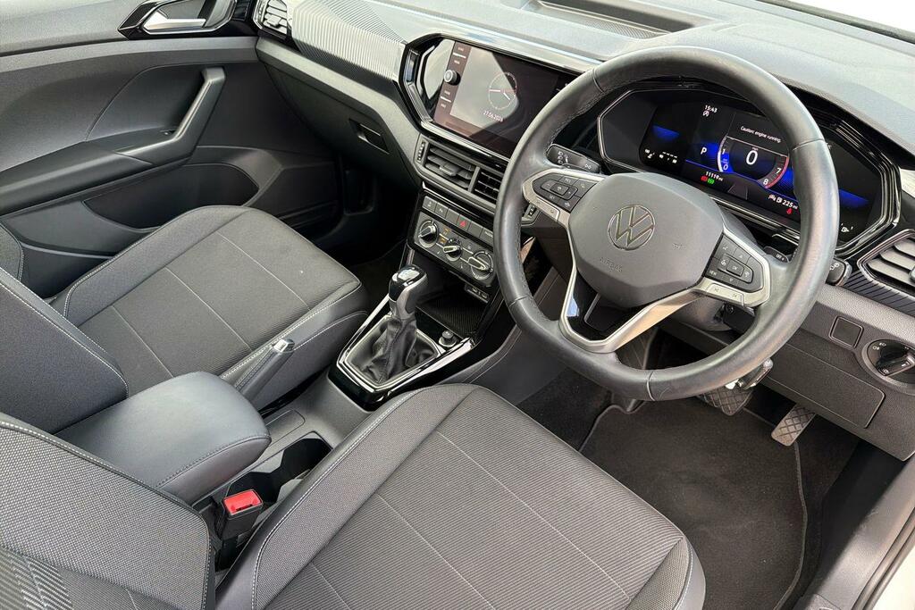 Volkswagen T-Cross Volkswagen T-cross Estate 1.0 Tsi Black Edition White #6