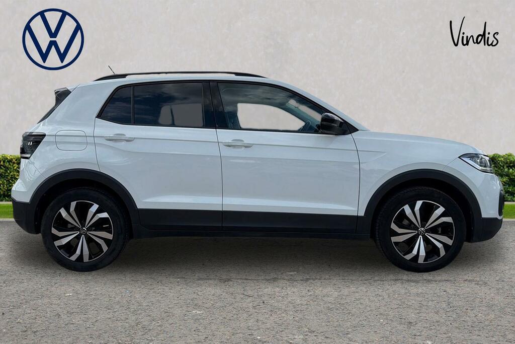 Volkswagen T-Cross Volkswagen T-cross Estate 1.0 Tsi Black Edition White #4