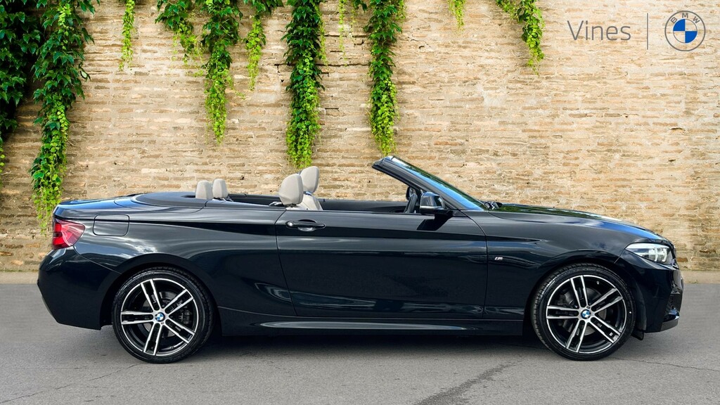 BMW 2 Series 220D M Sport Convertible Black #3