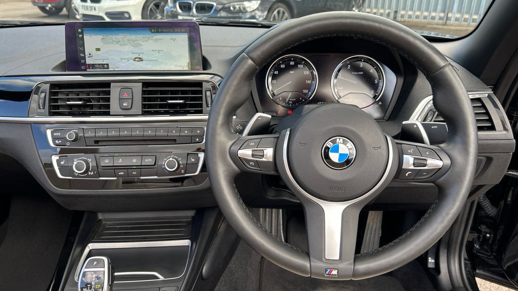 BMW 2 Series 220D M Sport Convertible Black #5