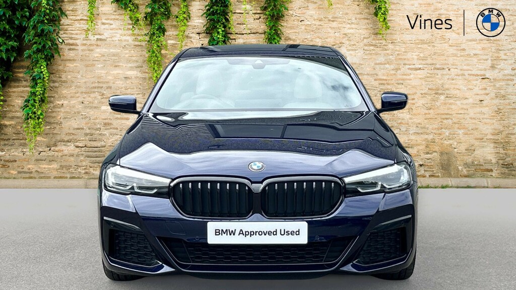 BMW 5 Series M550i Xdrive Blue #16
