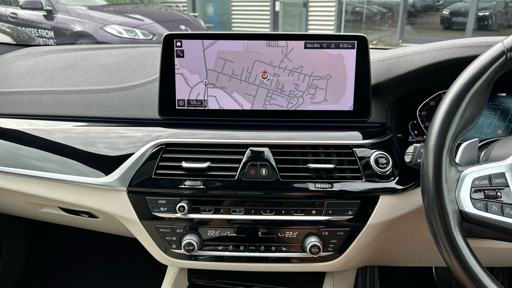 BMW 5 Series M550i Xdrive Blue #8