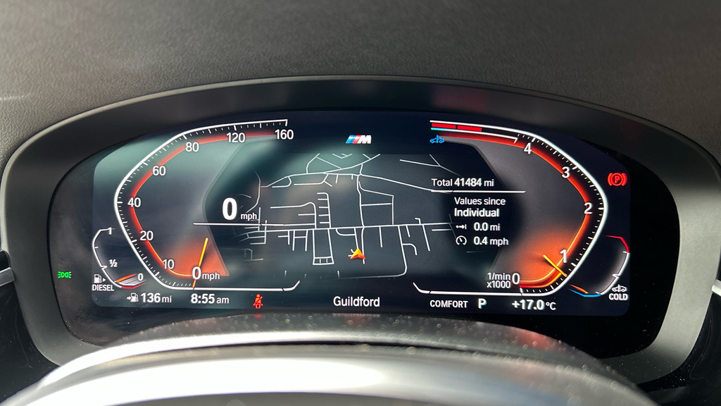 BMW 5 Series M550i Xdrive Blue #9