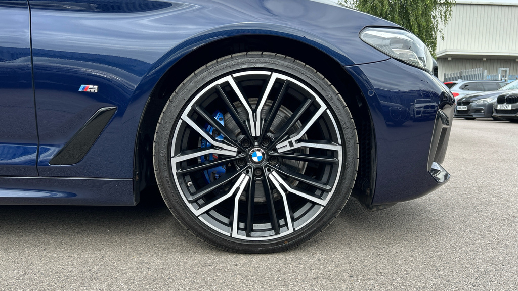 BMW 5 Series M550i Xdrive Blue #14
